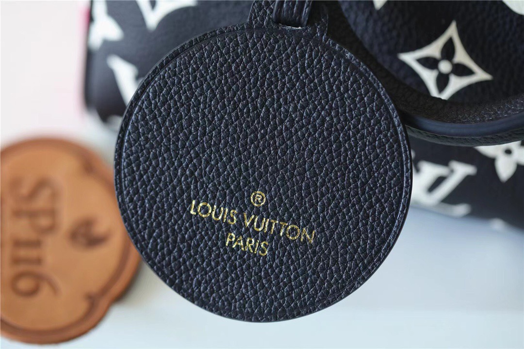 Louis Vuitton Speedy Bandouliere 20 Monogram Empreinte Black / White / Pink For Women, Women’s Handbags, Shoulder And Crossbody Bags 20.5cm/8.1in
