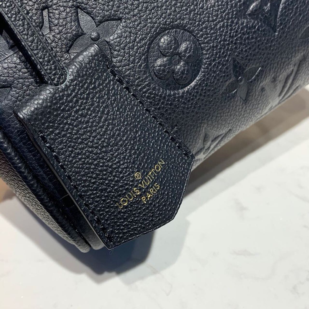 Louis Vuitton Speedy Bandouliere 20 Monogram Empreinte Black For Women, Women’s Handbags, Shoulder And Crossbody Bags 7.8in/20cm