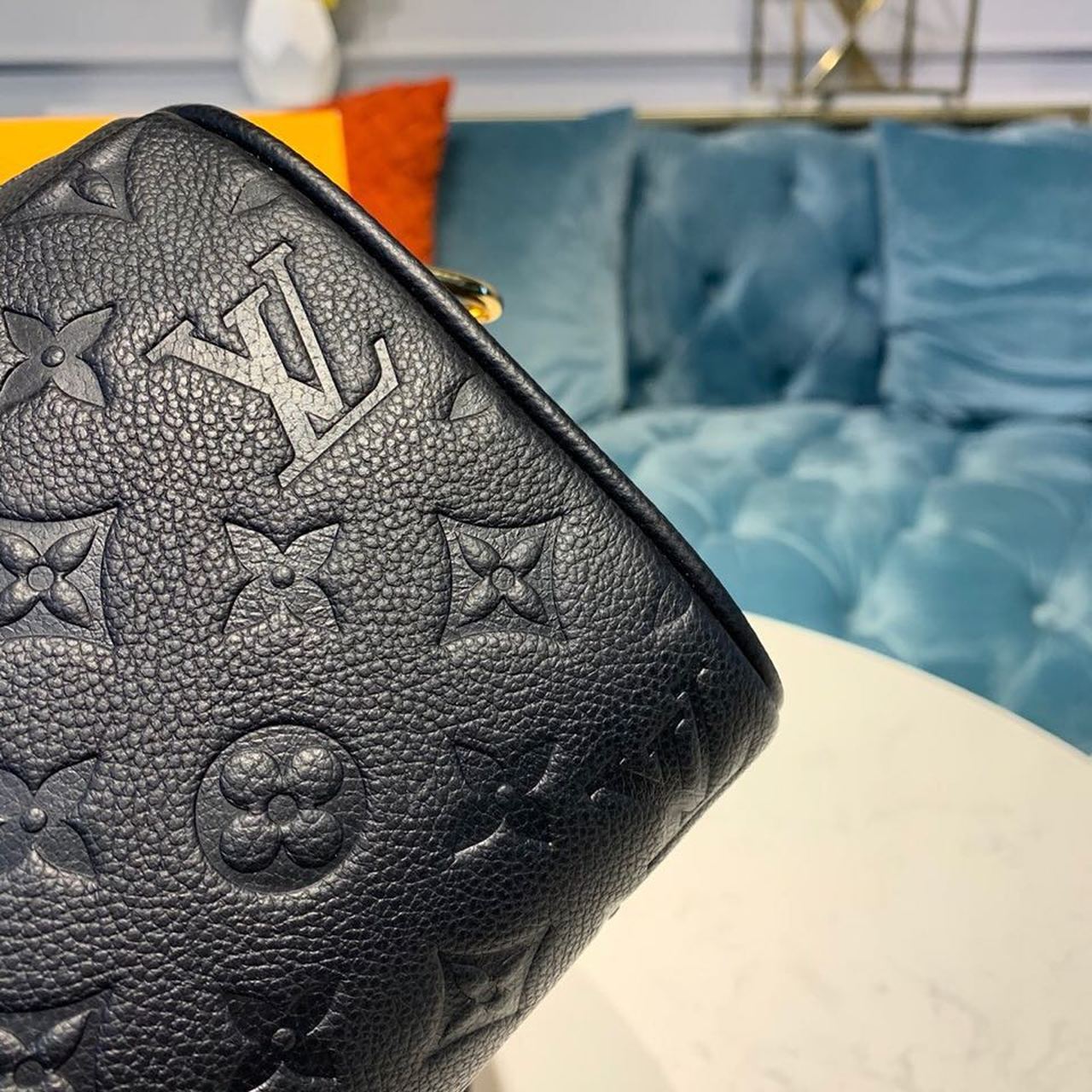 Louis Vuitton Speedy Bandouliere 20 Monogram Empreinte Black For Women, Women’s Handbags, Shoulder And Crossbody Bags 7.8in/20cm