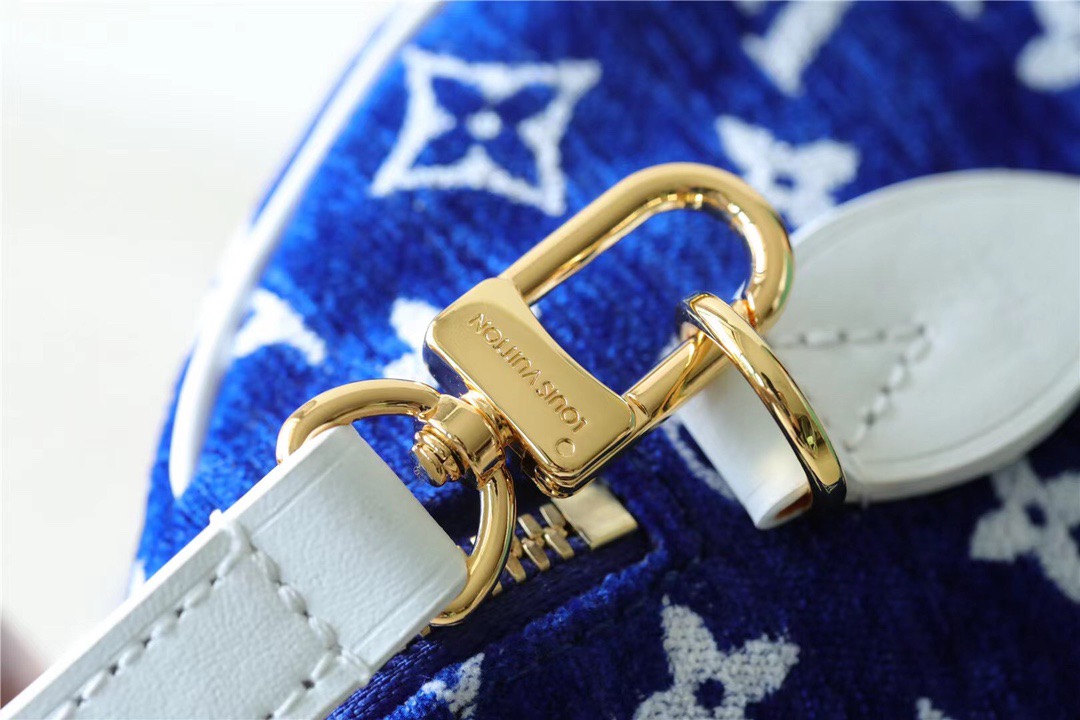 Louis Vuitton Speedy Bandouliere 20 PM Monogram Blue For Women, Women’s Handbags, Shoulder And Crossbody Bags 20.5cm/8.1in