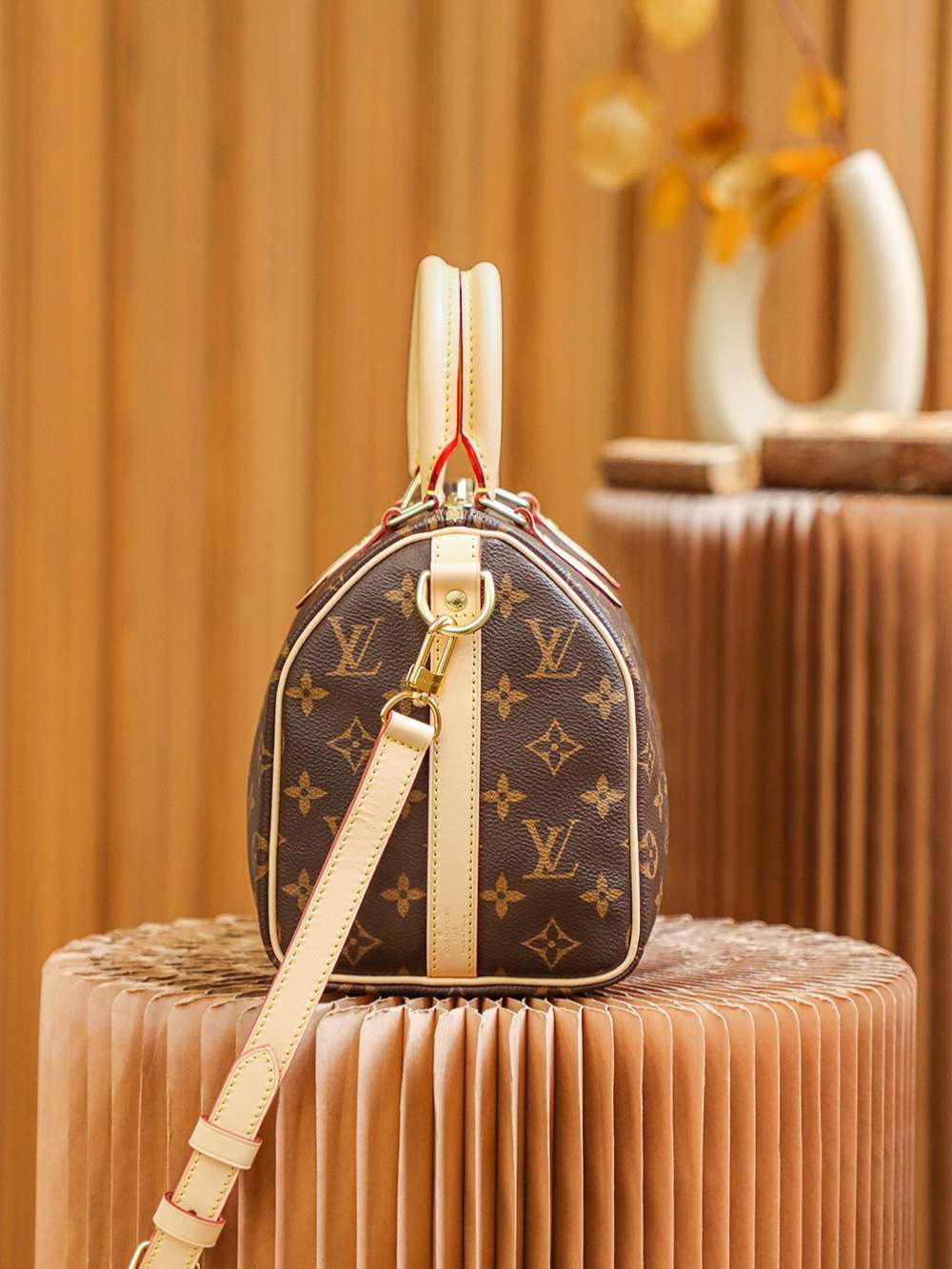 Louis Vuitton Speedy Bandouliere 25 Brown For Women 25cm / 9.8in