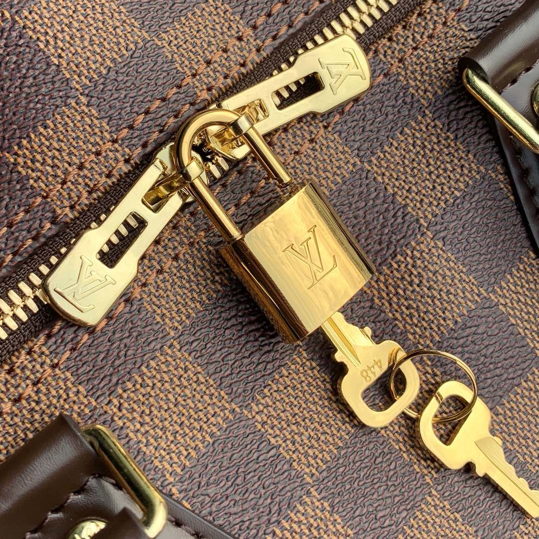 Louis Vuitton Speedy Bandouliere 25 Damier Ebene Canvas For Women, Women’s Handbags, Shoulder And Crossbody Bags 9.8in/25cm