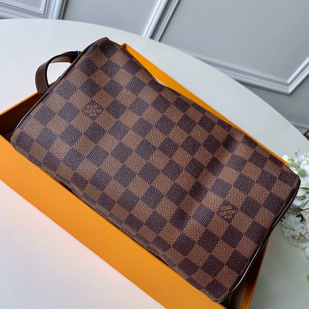 Louis Vuitton Speedy Bandouliere 25 Damier Ebene Canvas For Women, Women’s Handbags, Shoulder And Crossbody Bags 9.8in/25cm