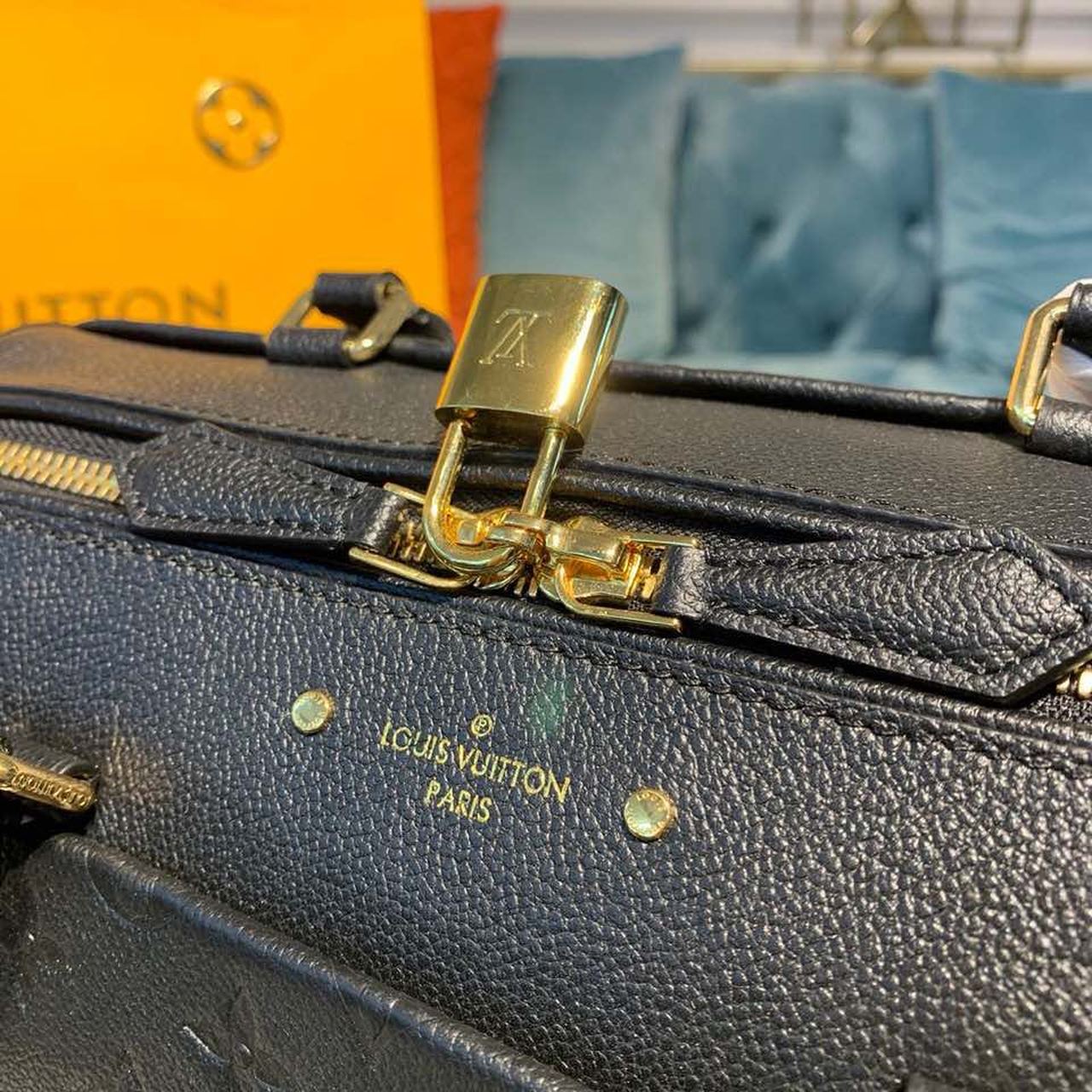 Louis Vuitton Speedy Bandouliere 25 Monogram Empreinte Black For Women, Women’s Handbags, Shoulder And Crossbody Bags 9.8in/25cm