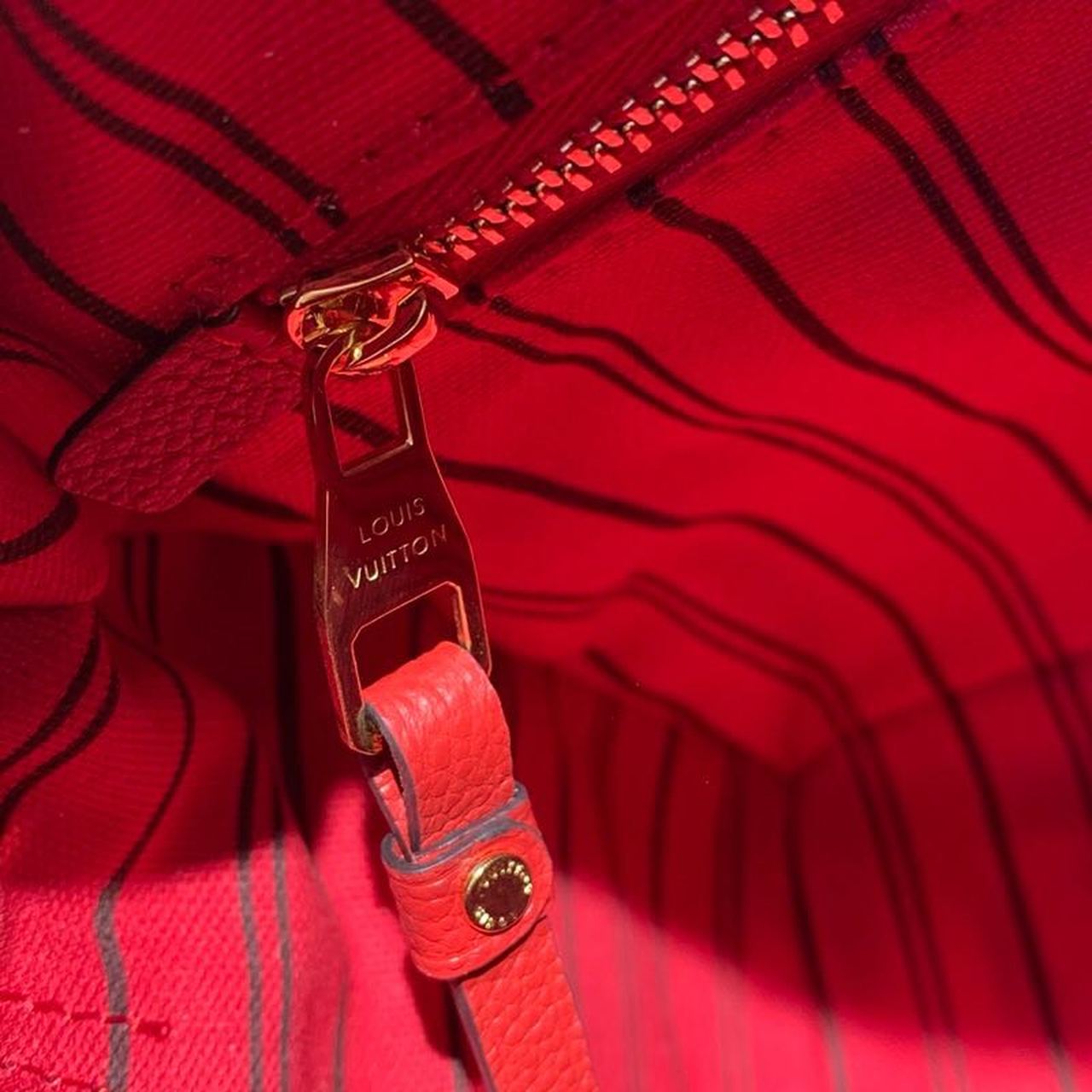 Louis Vuitton Speedy Bandouliere 25 Monogram Empreinte Cherry Red For Women, Women’s Handbags, Shoulder And Crossbody Bags 9.8in/25cm LV