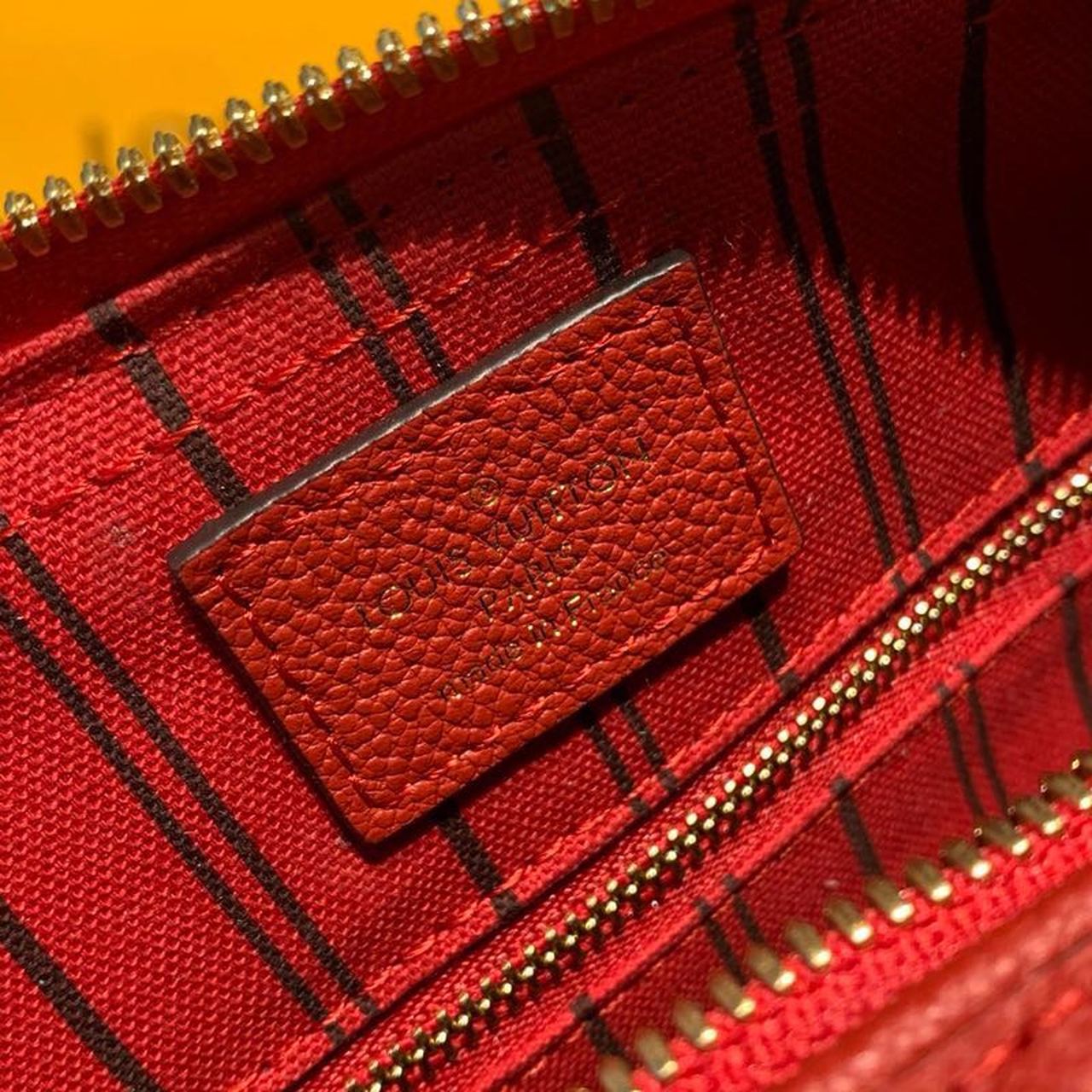 Louis Vuitton Speedy Bandouliere 25 Monogram Empreinte Cherry Red For Women, Women’s Handbags, Shoulder And Crossbody Bags 9.8in/25cm LV