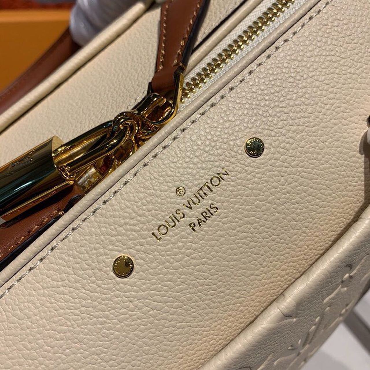 Louis Vuitton Speedy Bandouliere 25 Monogram Empreinte Creme For Women, Women’s Handbags, Shoulder And Crossbody Bags 9.8in/25cm