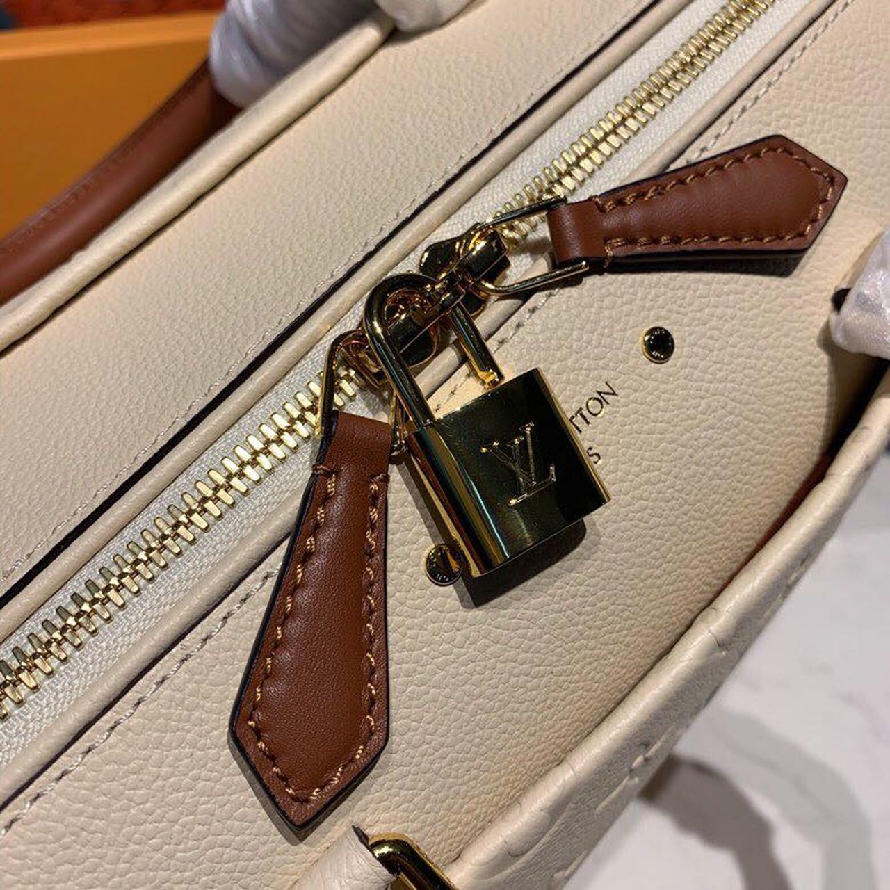 Louis Vuitton Speedy Bandouliere 25 Monogram Empreinte Creme For Women, Women’s Handbags, Shoulder And Crossbody Bags 9.8in/25cm