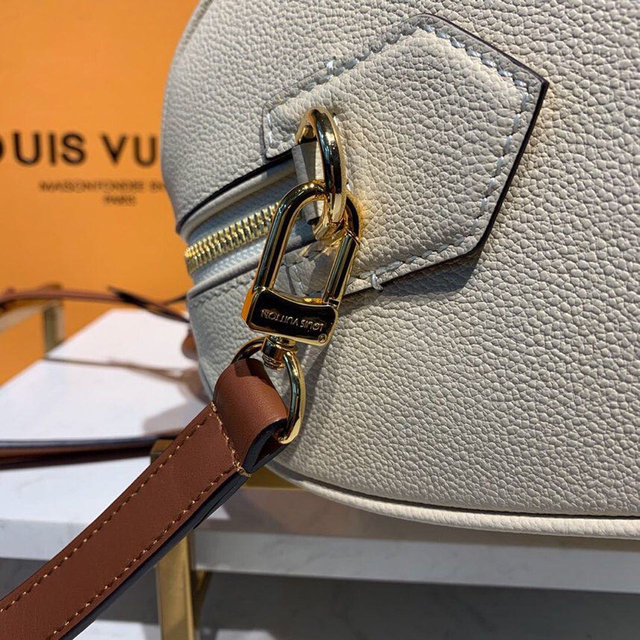 Louis Vuitton Speedy Bandouliere 25 Monogram Empreinte Creme For Women, Women’s Handbags, Shoulder And Crossbody Bags 9.8in/25cm