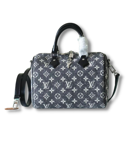 Louis Vuitton Speedy Bandouliere 25 Monogram Pattern Gray For Women 9.8in/25cm