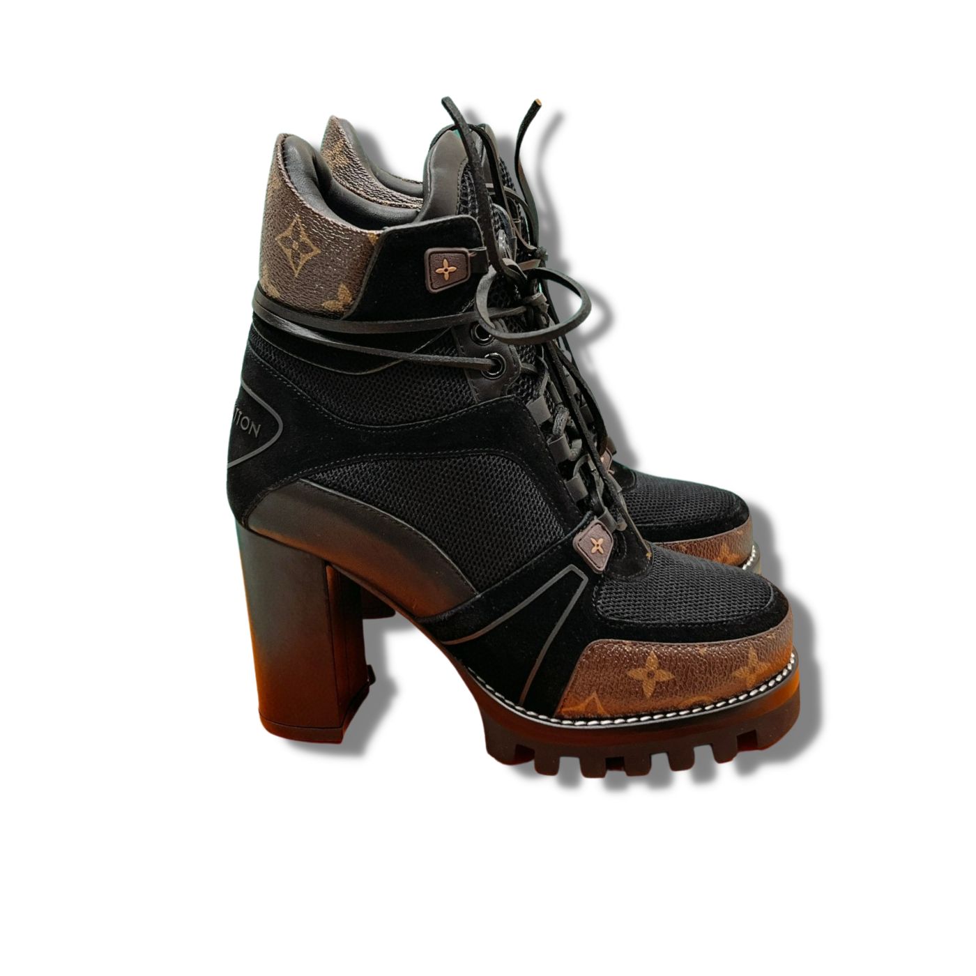 Louis Vuitton Star Trail Ankle Boot Black For Women