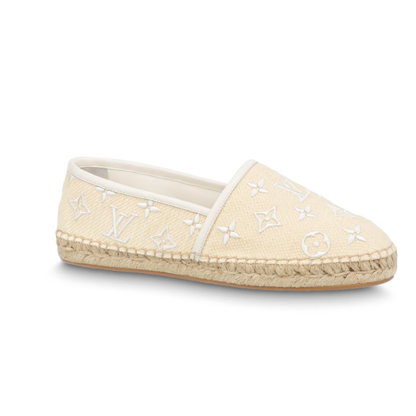 Louis Vuitton Starboard Flat Espadrille Beige For Women 1ABTXP