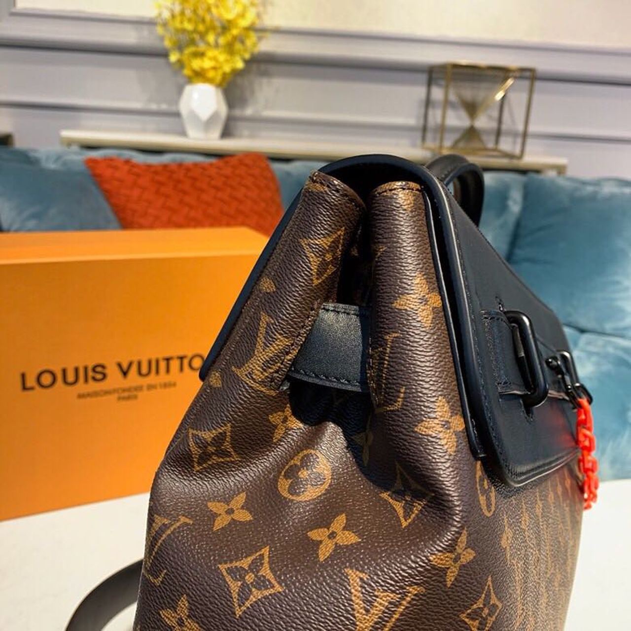 Louis Vuitton Steamer PM Monogram Solar Ray Canvas For Men, Men’s Handbags, Shoulder And Crossbody Bags 13.8in/35cm