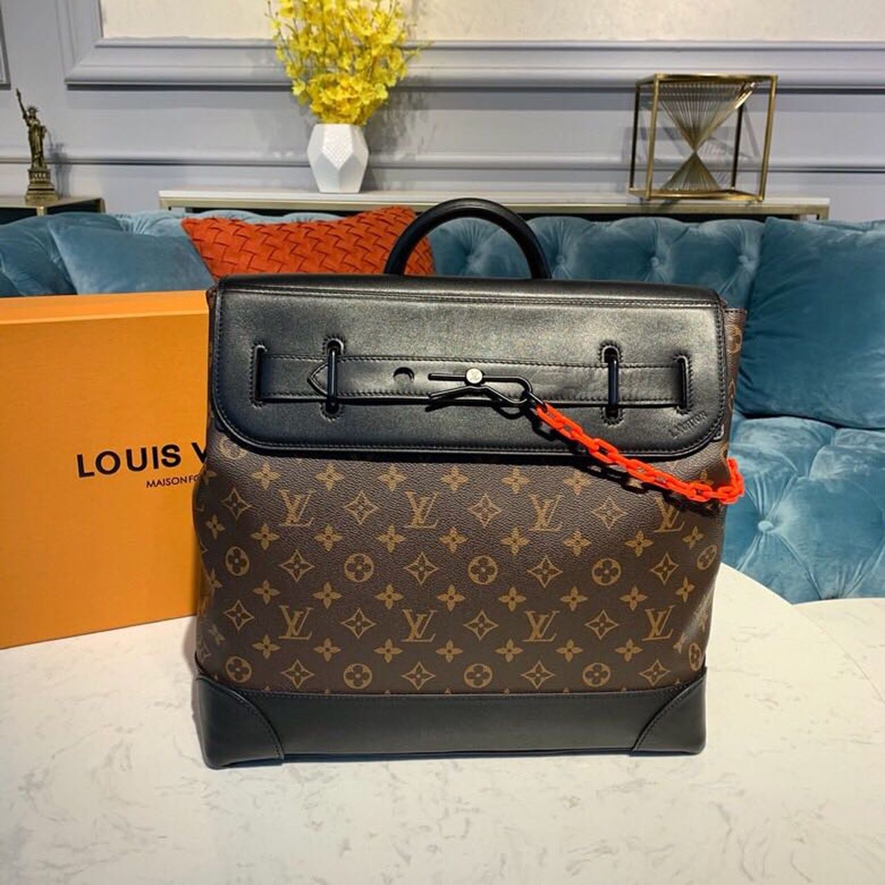 Louis Vuitton Steamer PM Monogram Solar Ray Canvas For Men, Men’s Handbags, Shoulder And Crossbody Bags 13.8in/35cm