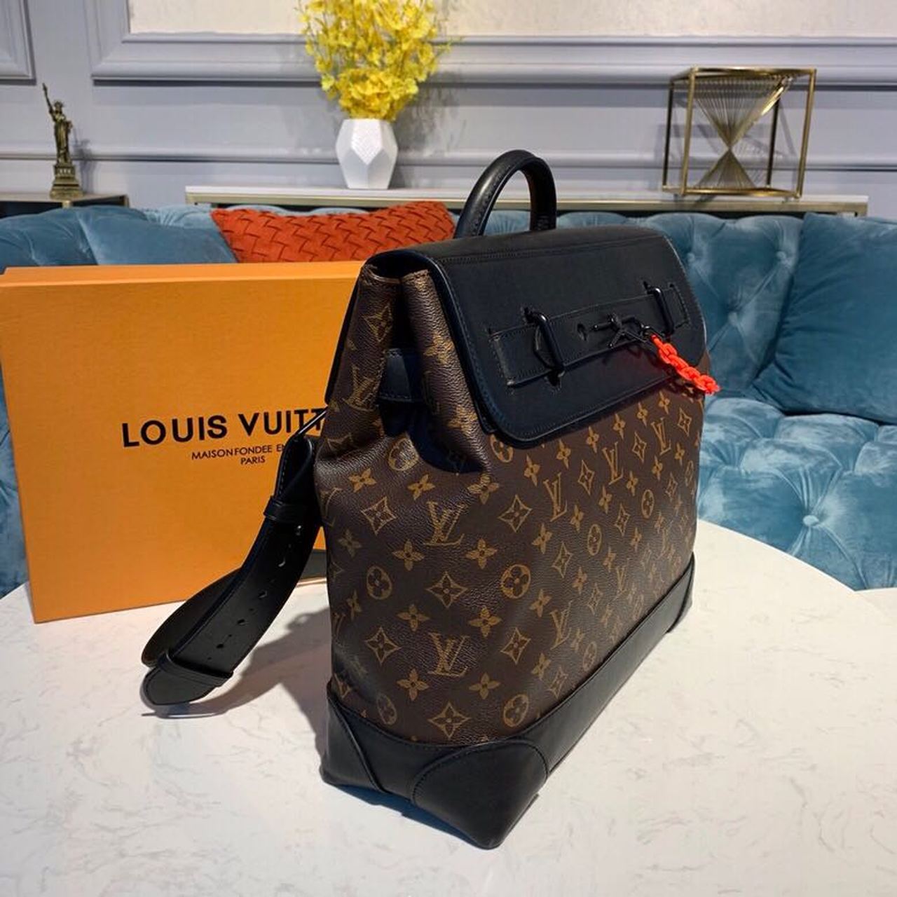 Louis Vuitton Steamer PM Monogram Solar Ray Canvas For Men, Men’s Handbags, Shoulder And Crossbody Bags 13.8in/35cm