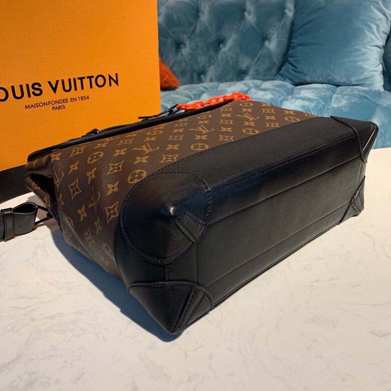 Louis Vuitton Steamer PM Monogram Solar Ray Canvas For Men, Men’s Handbags, Shoulder And Crossbody Bags 13.8in/35cm