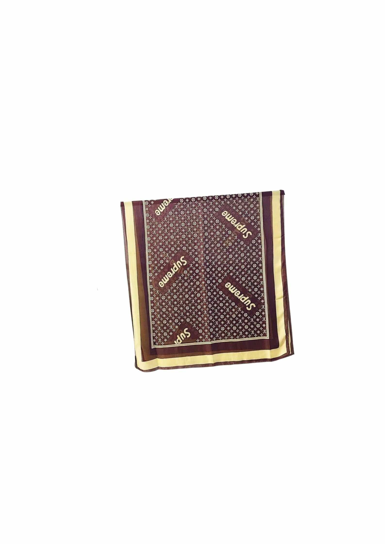 Louis Vuitton Supreme x LV Shawl Scarf Brown For Women