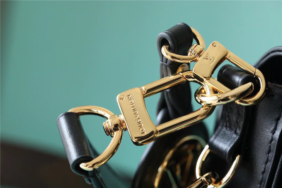 Louis Vuitton Swing Monogram Black For Women, Women’s Handbags, Shoulder And Crossbody Bags 24cm/9.4in