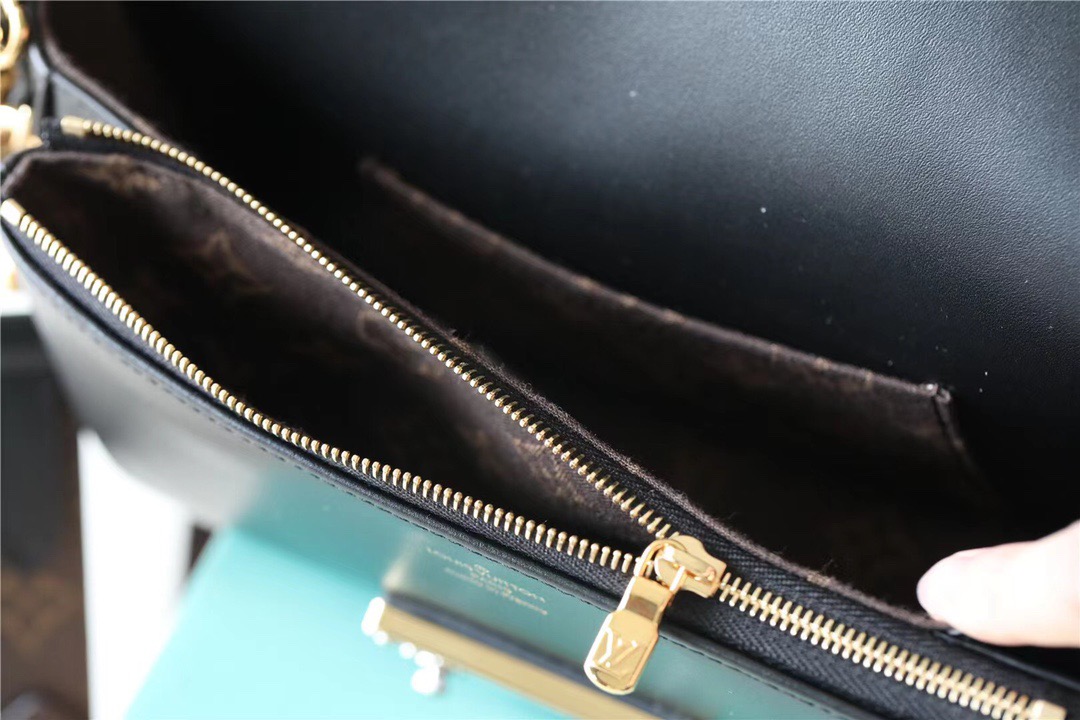 Louis Vuitton Swing Monogram Black For Women, Women’s Handbags, Shoulder And Crossbody Bags 24cm/9.4in