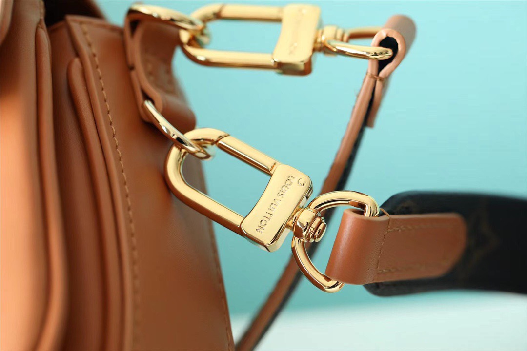 Louis Vuitton Swing Monogram Hazelnut Brown For Women, Women’s Handbags, Shoulder And Crossbody Bags 24cm/9.4in