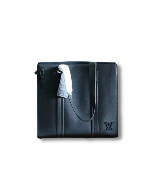 Louis Vuitton Takeoff Tote Black For Men 14.6in/37cm
