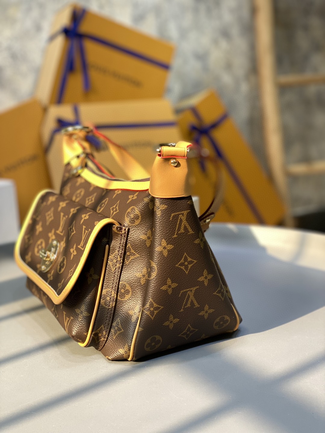 Louis Vuitton Tikal GM Monogram Canvas For Women, Women’s Handbags, Shoulder Bags 30cm