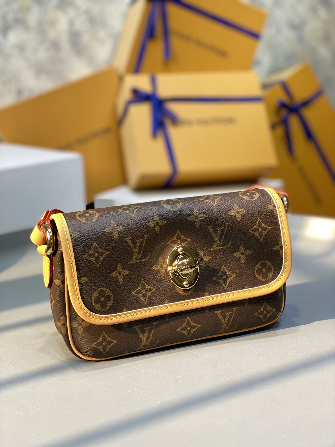 Louis Vuitton Tikal PM Monogram Canvas For Women, Women’s Handbags, Shoulder Bags 23cm