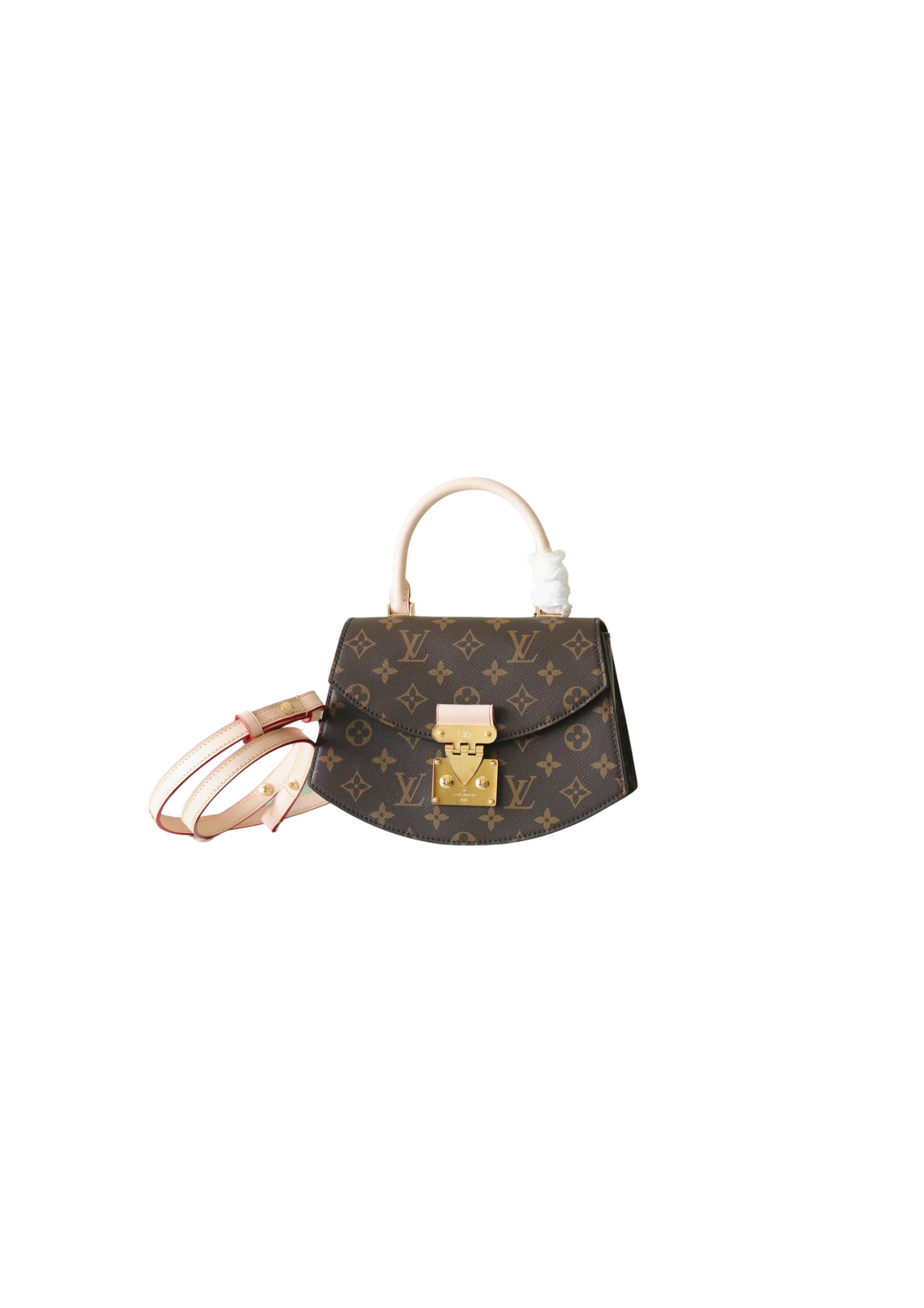 Louis Vuitton Tilsitt Monogram Brown And Pink For Women 9.5in/24cm
