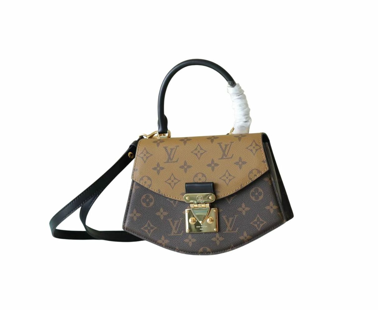 Louis Vuitton Tilsitt Monogram Light Brown For Women 9.5in/24cm