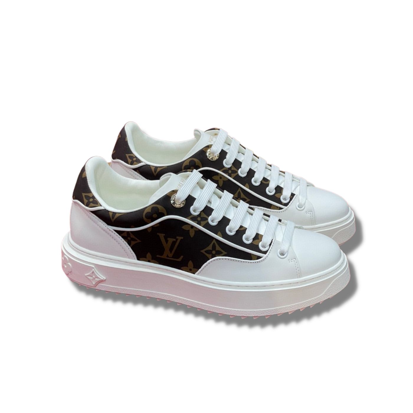 Louis Vuitton Time Out Sneaker Brown For Women 1AAP2U