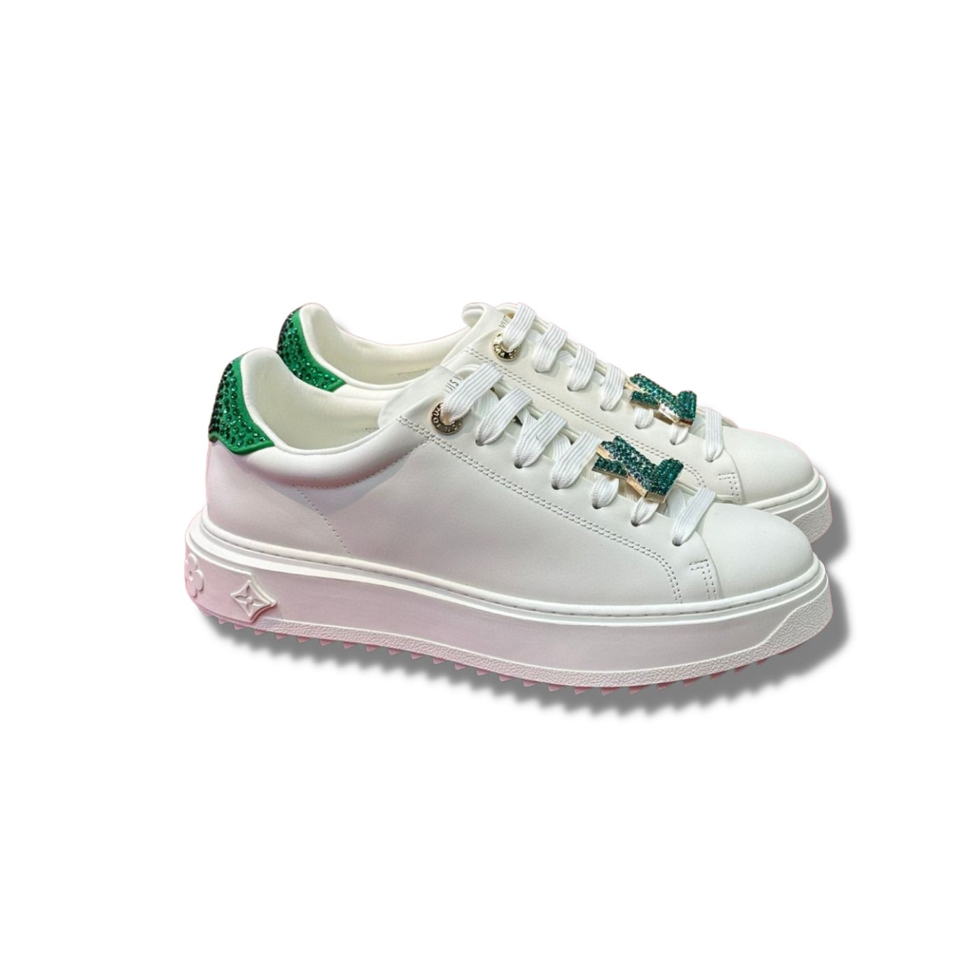 Louis Vuitton Time Out Sneaker Green For Women
