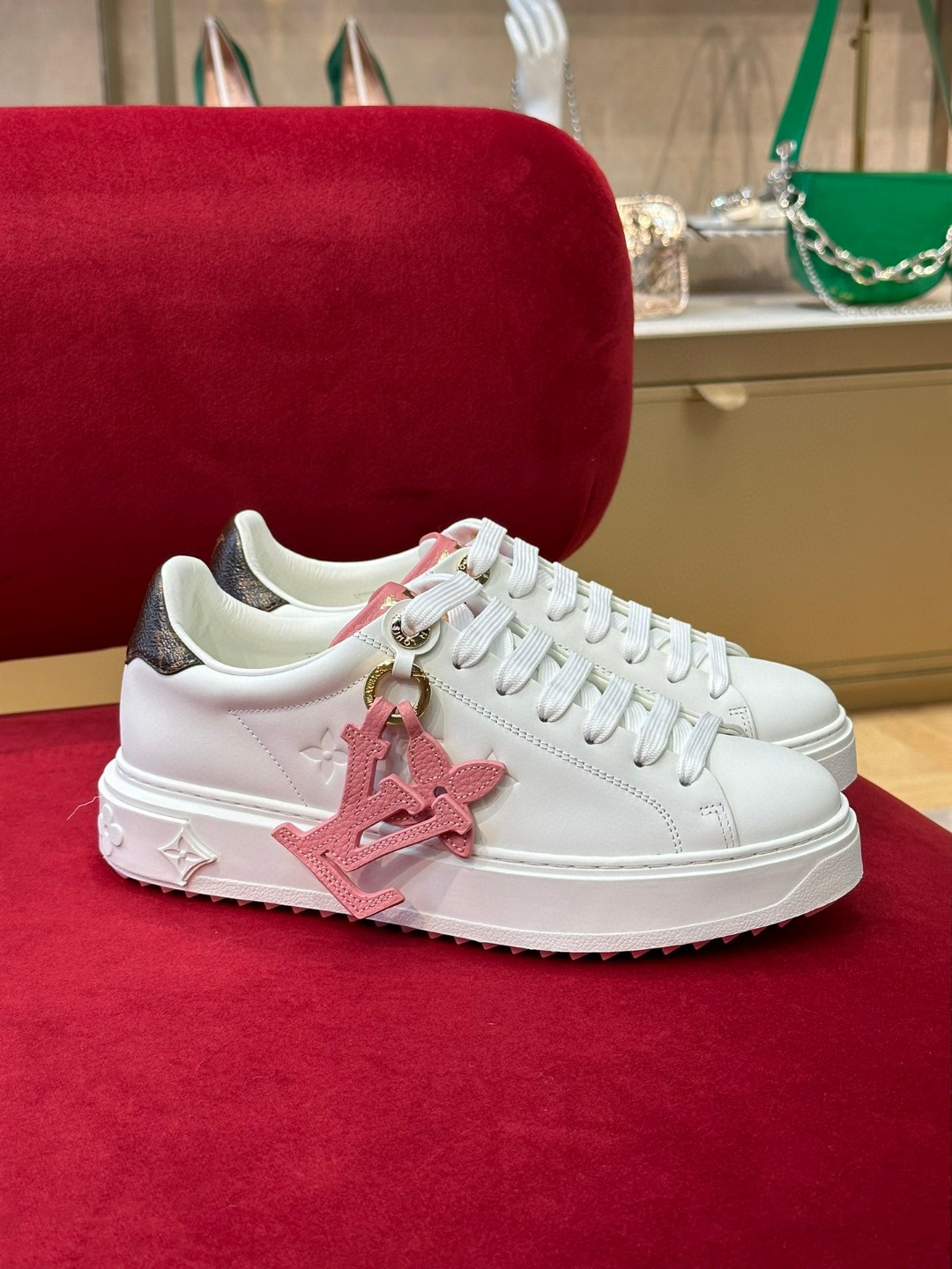 Louis Vuitton Time Out Sneaker Pink For Women