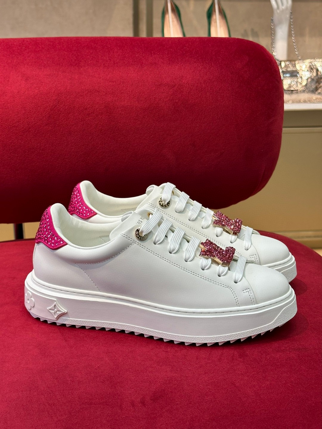 Louis Vuitton Time Out Sneaker Pink For Women