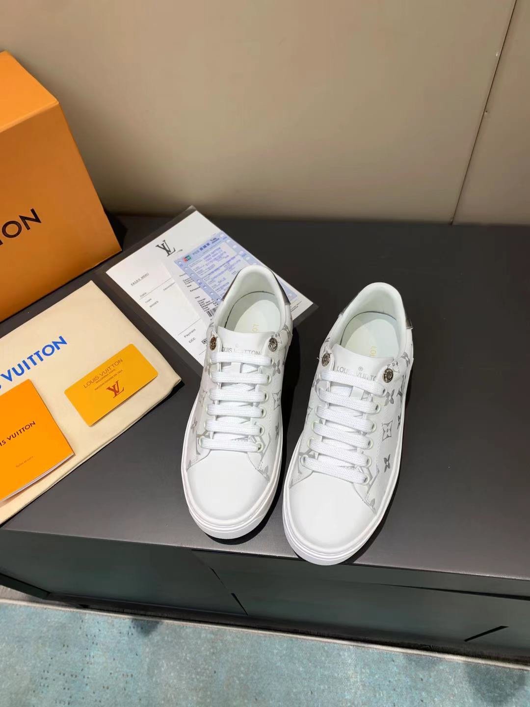Louis Vuitton Time Out Sneaker White For Women LV