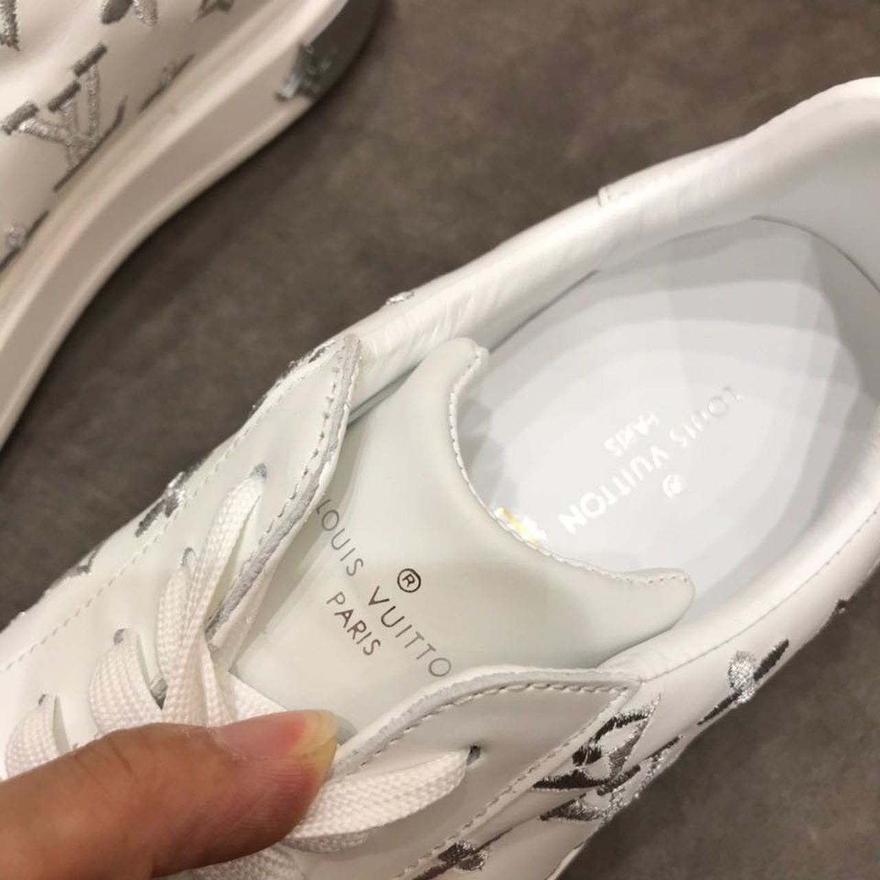 Louis Vuitton Time Out Sneaker White/Silver For Women LV