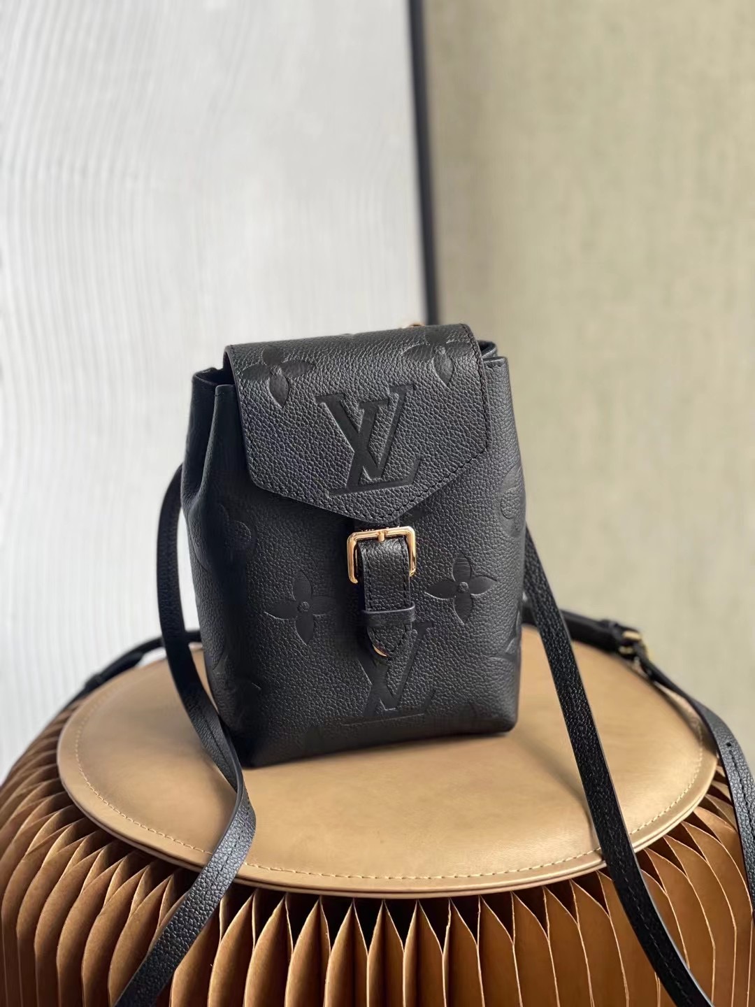 Louis Vuitton Tiny Backpack Monogram Empreinte Black For Women, Women’s Bags 19cm