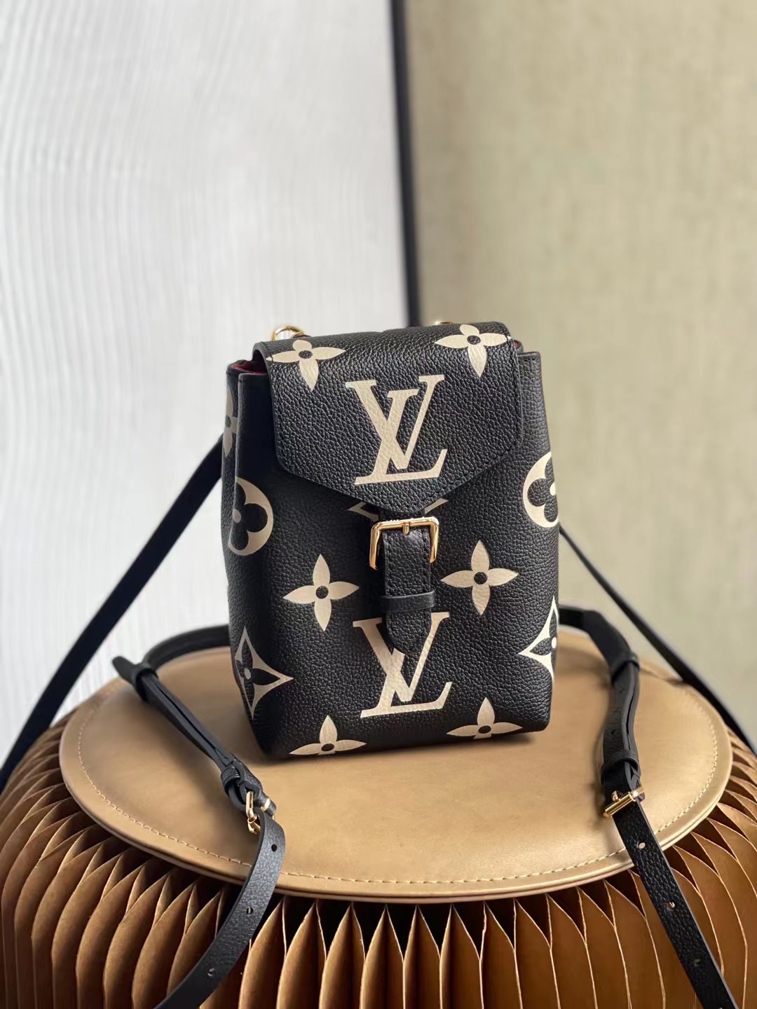 Louis Vuitton Tiny Backpack Monogram Empreinte Black For Women, Women’s Bags 19cm