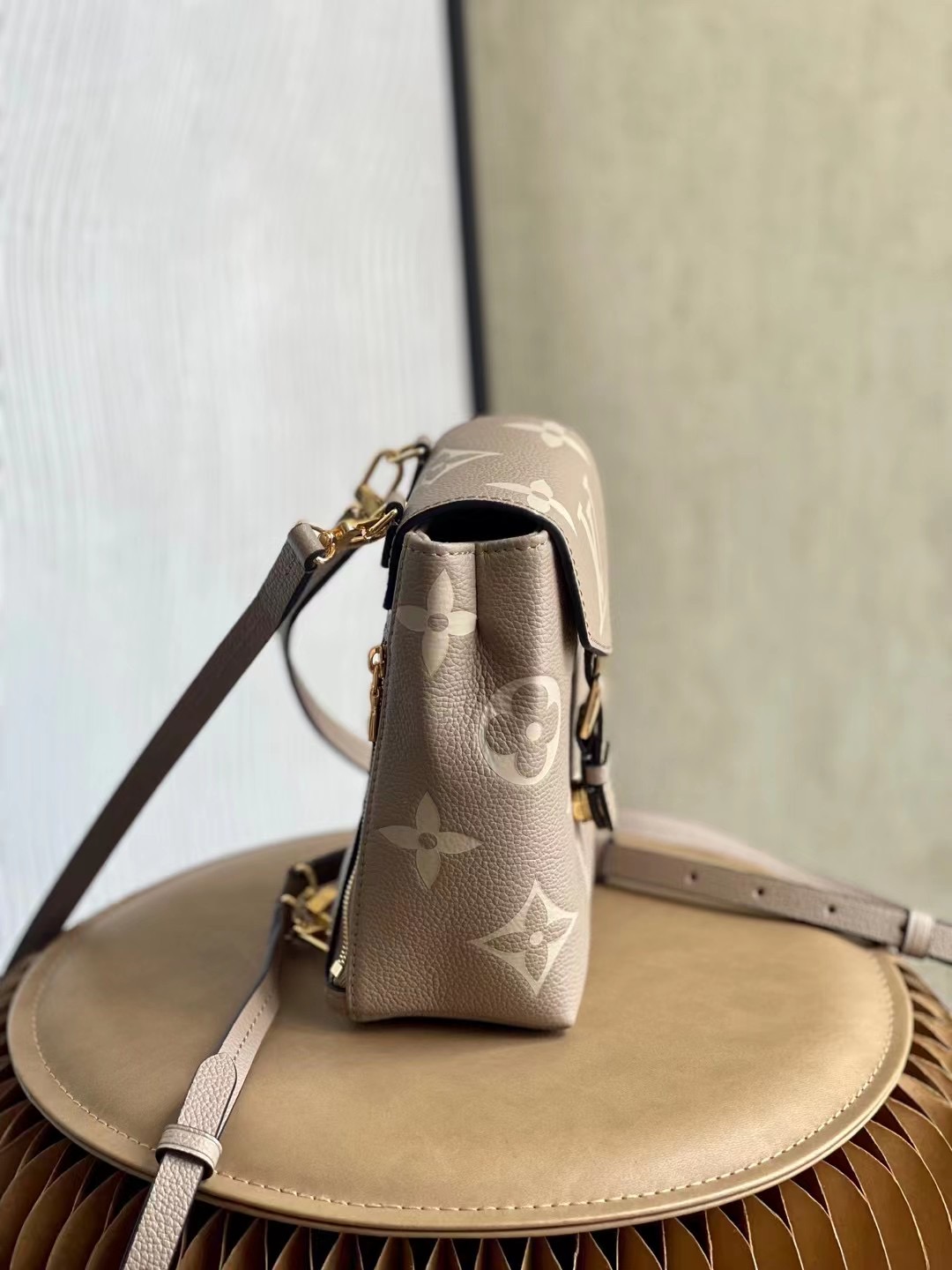 Louis Vuitton Tiny Backpack Monogram Empreinte Tourterelle Beige For Women, Women’s Bags 19cm
