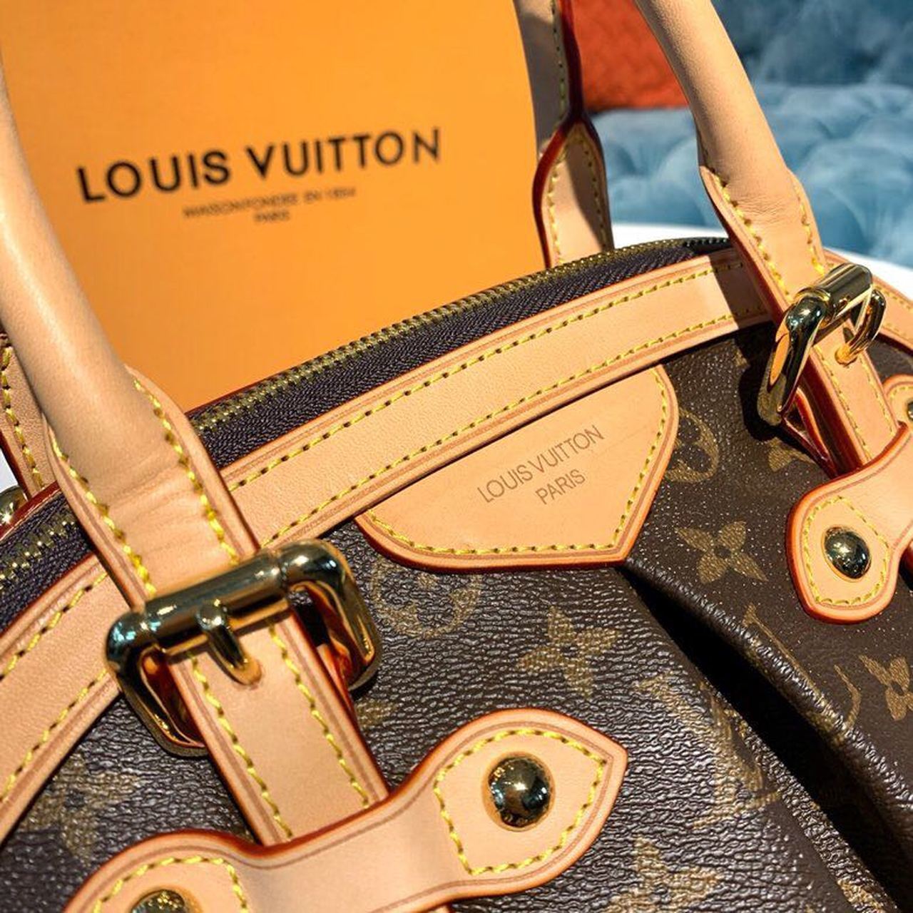 Louis Vuitton Tivoli Tote Bag Monogram Canvas For Women, Women’s Handbags, Shoulder Bags 18.1in/46cm
