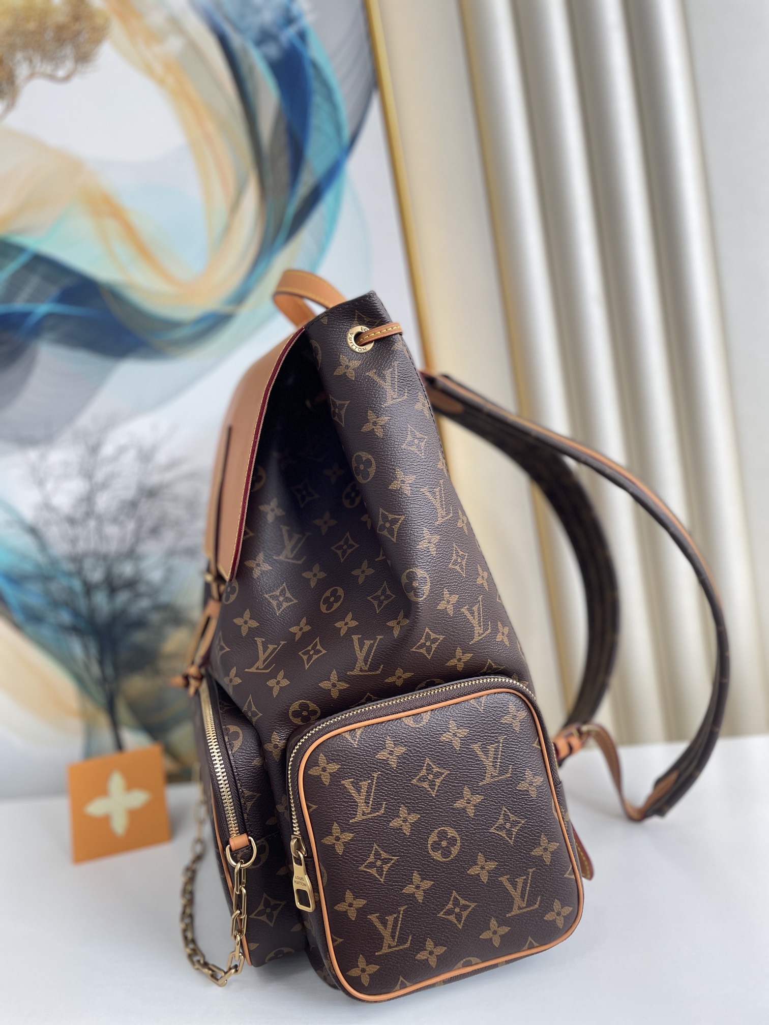Louis Vuitton Trio Backpack Monogram Canvas By Virgil Abloh For Men, Men’s Bags 44cm
