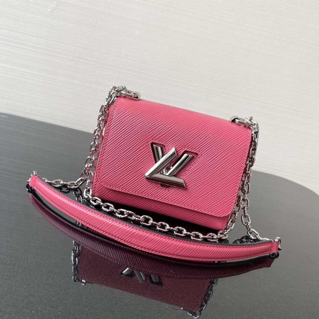 Louis Vuitton Twist Mini Epi Pink For Women, Women’s Handbag, Shoulder And Crossbody Bags 6.1in/15.5cm