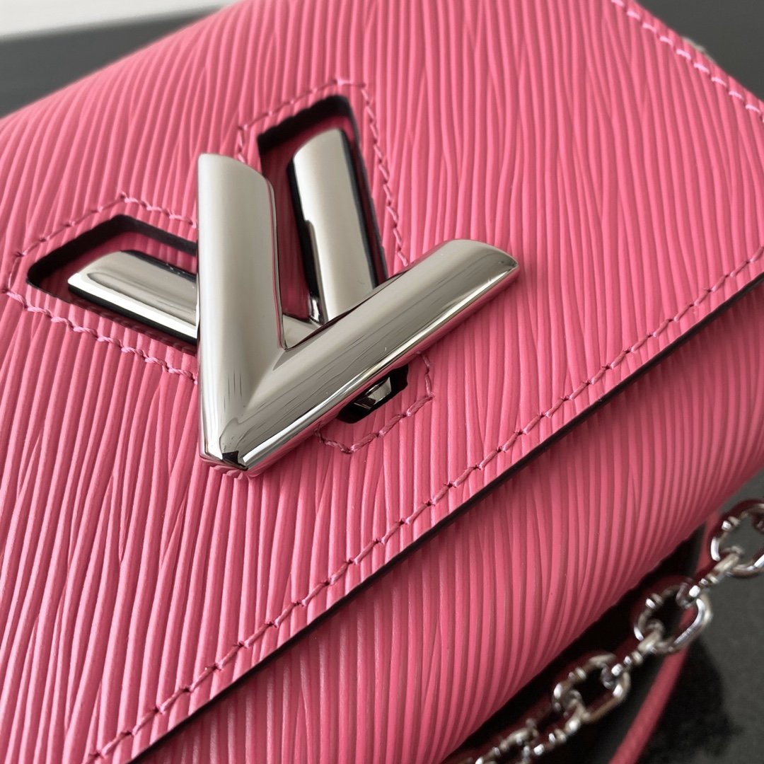 Louis Vuitton Twist Mini Epi Pink For Women, Women’s Handbag, Shoulder And Crossbody Bags 6.1in/15.5cm