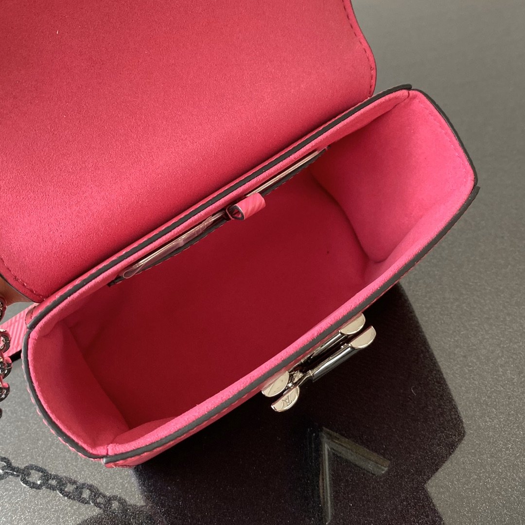 Louis Vuitton Twist Mini Epi Pink For Women, Women’s Handbag, Shoulder And Crossbody Bags 6.1in/15.5cm