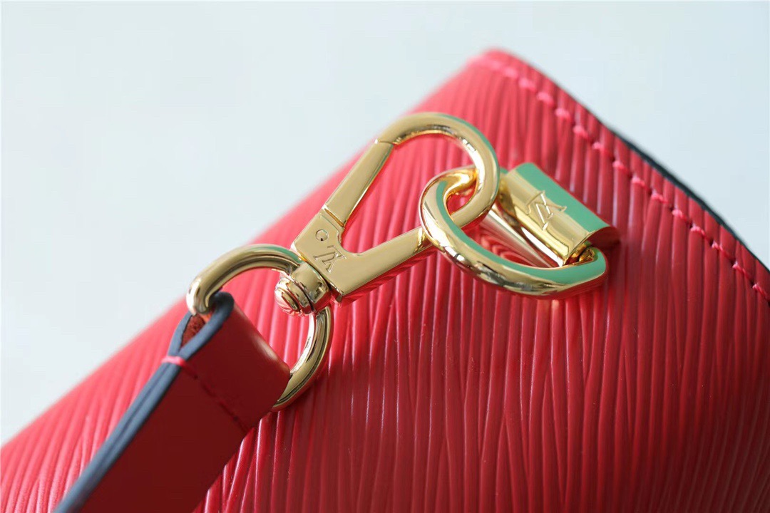 Louis Vuitton Twist MM Bag Epi Red/ Pink For Women, Women’s Handbags, Shoulder and Cross Body Bags 9.1in/23cm LV