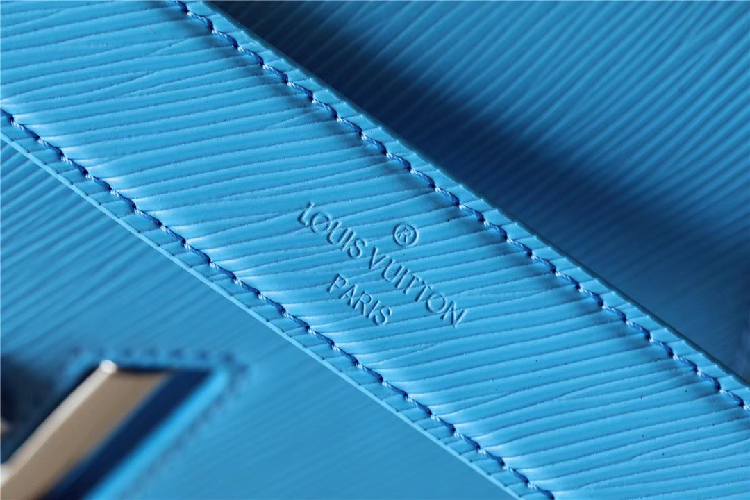 Louis Vuitton Twist MM Epi Blue For Women, Women’s Handbags, Shoulder And Crossbody Bags 9.1in/23cm LV