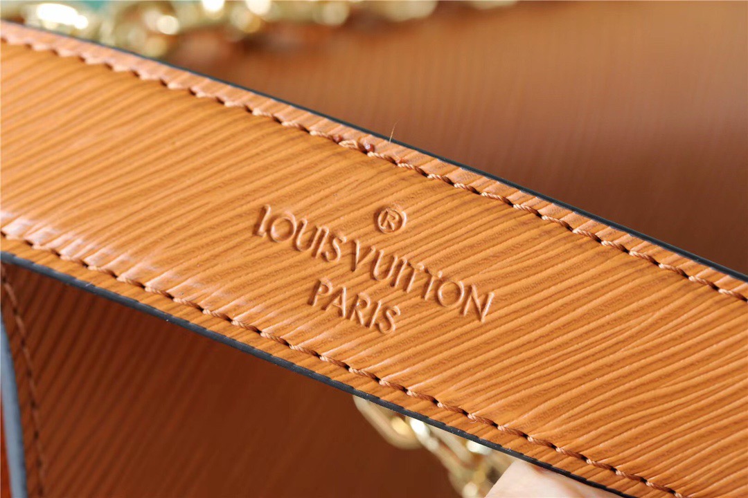 Louis Vuitton Twist MM Epi Gold Miel Brown For Women, Women’s Bags, Shoulder And Crossbody Bags 9.1in/23cm