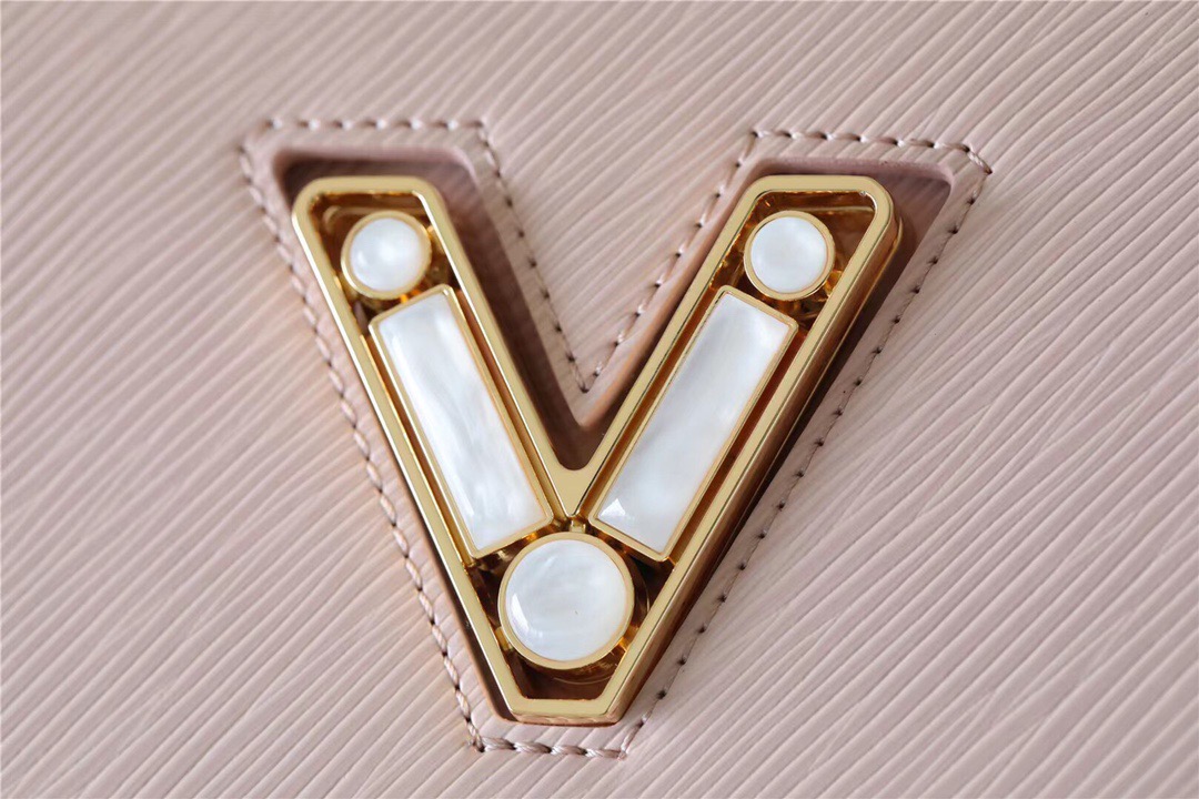 Louis Vuitton Twist MM Epi Light Pink For Women, Women’s Handbags, Shoulder And Crossbody Bags 9.1in/23cm LV