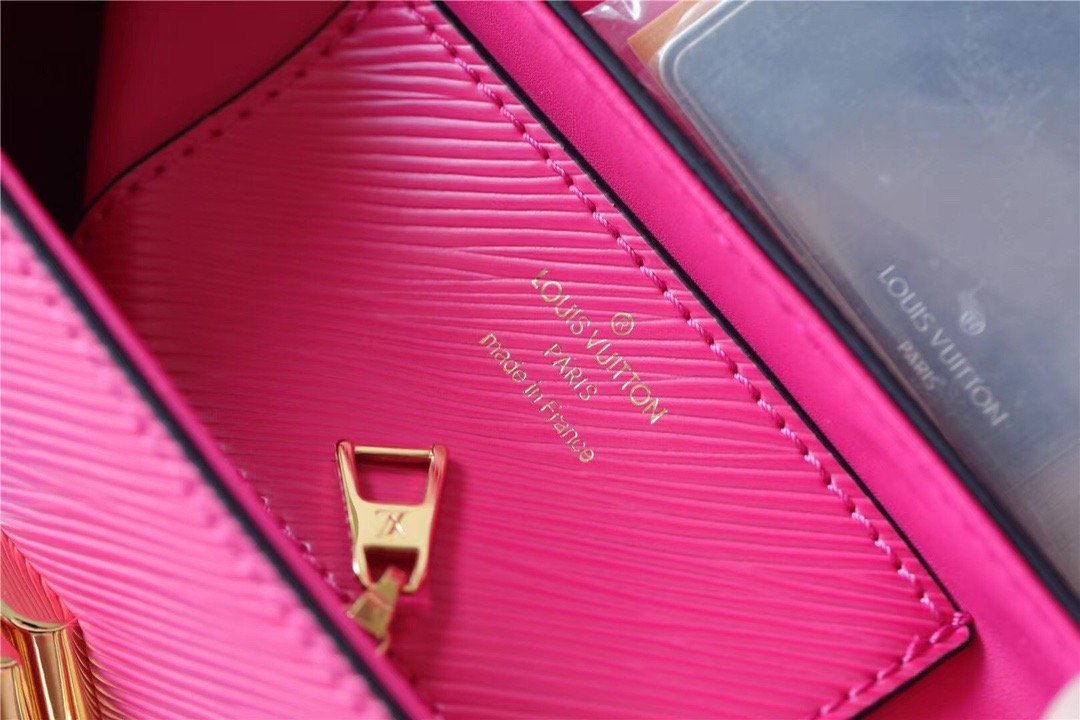 Louis Vuitton Twist MM Epi Pink For Women, Women’s Handbags, Shoulder And Crossbody Bags 7.5in/19cm LV 