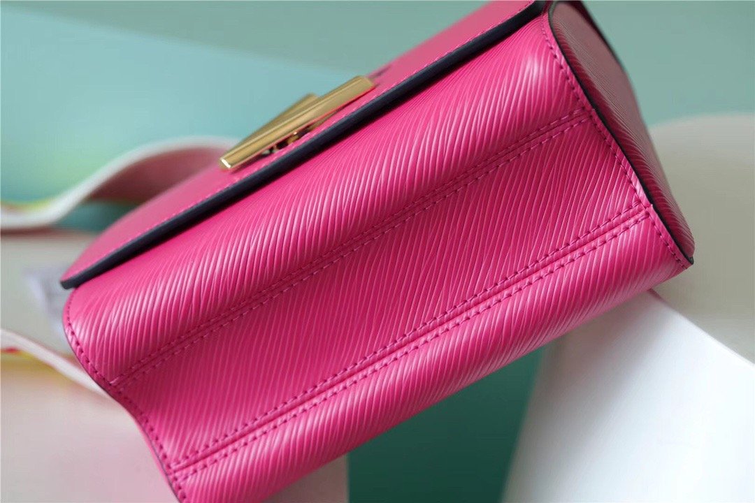 Louis Vuitton Twist MM Epi Pink For Women, Women’s Handbags, Shoulder And Crossbody Bags 7.5in/19cm LV 