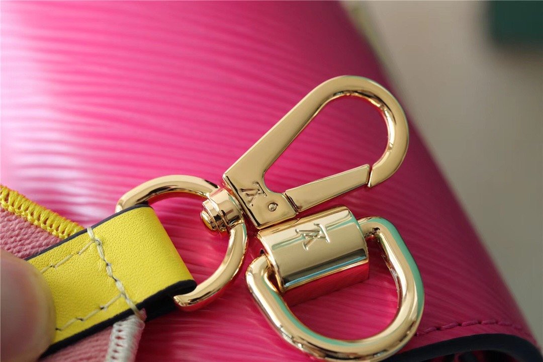 Louis Vuitton Twist MM Epi Pink For Women, Women’s Handbags, Shoulder And Crossbody Bags 7.5in/19cm LV 